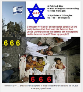 An image Barrett promotes in his writings on Holocaust Denial.