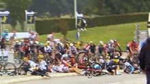 Tour de France stage 2 crash.
