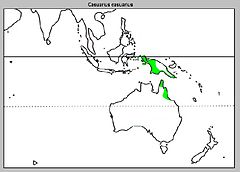 Distribució del Casuari