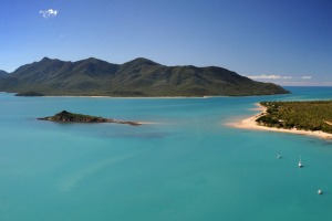 The beaches around Montes Resort at Hydeaway Bay.