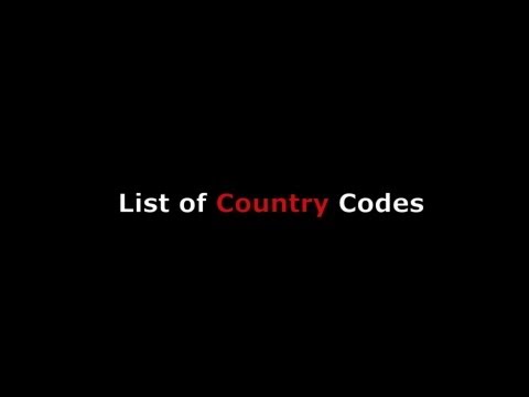 Country Codes List For International Phone Calling w/ Numeric Code For Global World Dialing