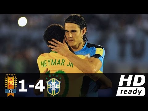 Uruguay vs Brazil 1-4 - All Goals & Extended Highlights - World Cup Qualifying 23/03/2017 HD