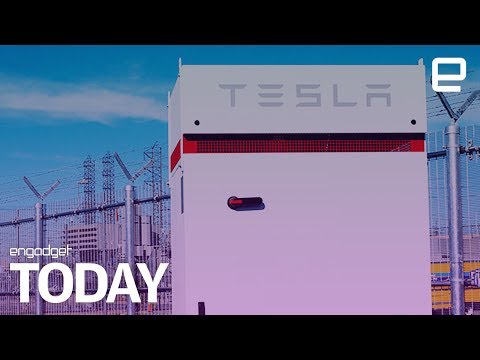 Tesla is building the world's largest backup battery array | Engadget Today