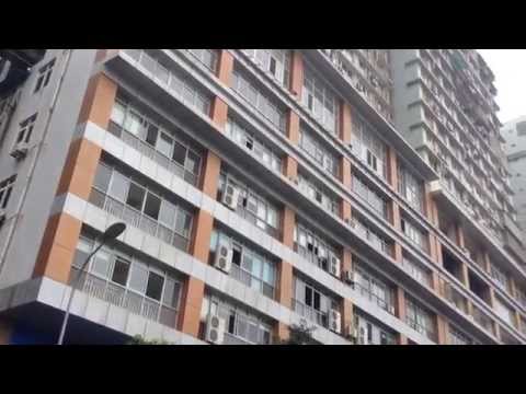 Chongqing Metro station (Liziba) in a block of flats