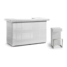  - White Outdoor Cocktail Bar - Aspen Collection by Manutti | Cosh Living - Outdoor Benches