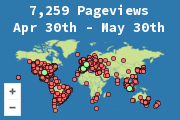 Locations of visitors to this page