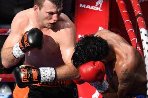 Winner all over again: Jeff Horn of Australia celebrates after defeating Manny Pacquiao last week.