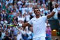 Cruising: Rafael Nadal had a comfortable three-set win over American Donald Young to reach the third round at Wimbledon. 