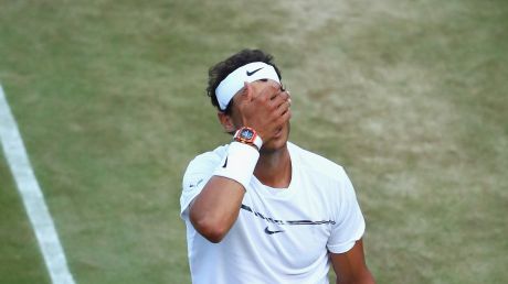 Rafael Nadal was knocked out of Wimbledon by Gilles Muller.
