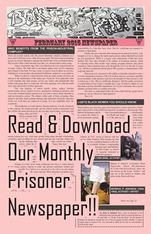 Read our monthly prisoner newspaper