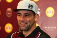 Cameron Smith sports an RLPA cap at Tuesday's media event for State of Origin.