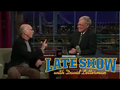 Larry David on Late Show w/ Letterman Compilation (2007-2015) 3 Appearances