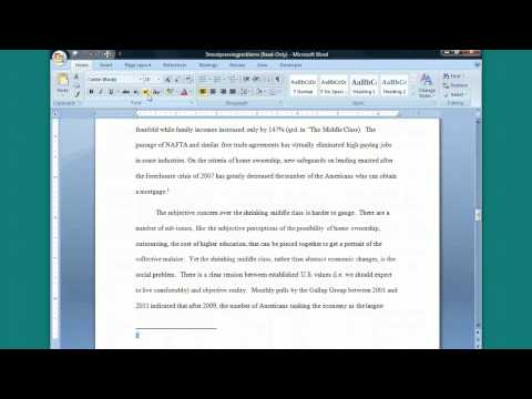 Inserting a Footnote in Word (Turabian Footnote-Bib. Style)