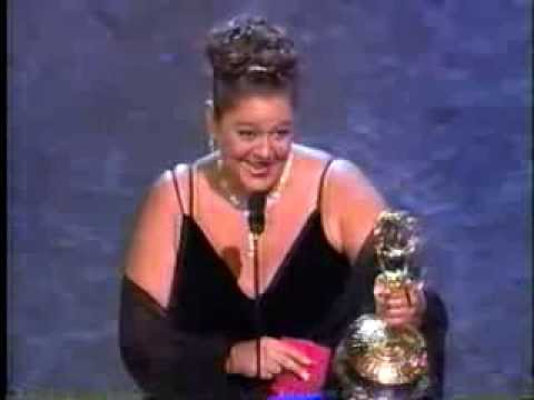 Camryn Manheim wins 1998 Emmy Award for Supporting Actress in a Drama Series