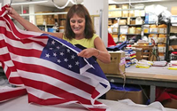 Company manufactures American flags in South Florida