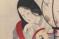 Eisen Tomioka (1864-1905), Tsuma no kokoro (A wife's heart) 1901, in Melodrama in Meiji Japan.From the Clough Collection ...