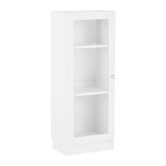  - Lynx Small Narrow Bookcase with Glass Door - Kids Bookcases