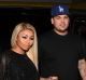 Blac Chyna and Rob Kardashian in 2016. Chyna was granted a restraining order against Kardashian on Monday.