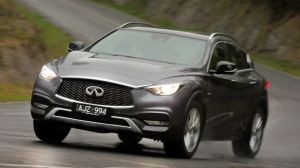 Infiniti's QX30 shares its underpinnings with the Mercedes-Benz GLA-Class.