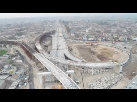 Pindi Bypass Aziz Chowk Gujranwala latest Pictures 22 Feb 17