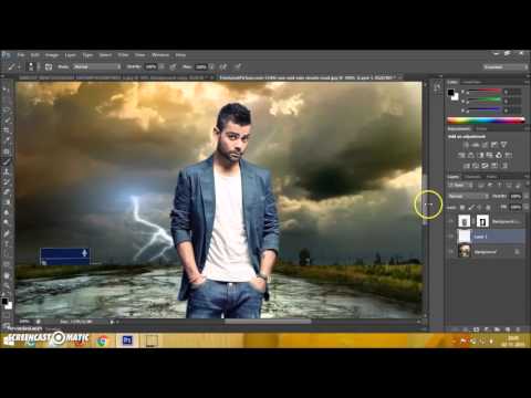 Photoshop CS6 Manipulation Photo Effects Tutorial | Change Background and blending