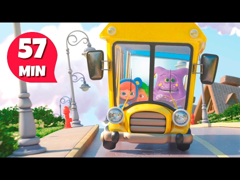 The Wheels On The Bus - THE BEST Nursery Rhymes for Children from Hello Mr. Freckles | LooLoo Kids