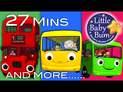 Wheels On The Bus | All the videos! | 27 Minutes Compilation from LittleBabyBum!