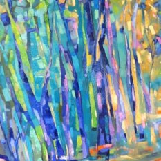  - Tactile forest by Sue Bannister - Paintings