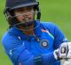 TAUNTON, ENGLAND - JUNE 29: India batsman Mithali Raj hits out during the ICC Women's World Cup 2017 match between West ...