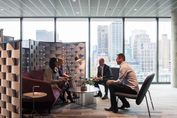 PwC's new offices in Melbourne: the firm wants clients to use its facilities as a platform for their own activities as ...