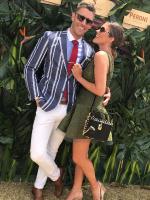 Georgia Love and Lee Elliot at the Alfa Romeo Portsea Polo. 