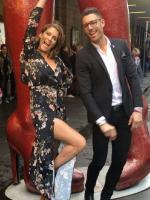 Georgia Love and Lee Elliot at Kinky Boots Melbourne, &quot;I've turned him...into a musical theatre lover! And couldn't be more proud!&quot; 