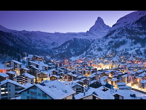 Swiss Alps Ski VILLAGE! (Zermatt, Switzerland)