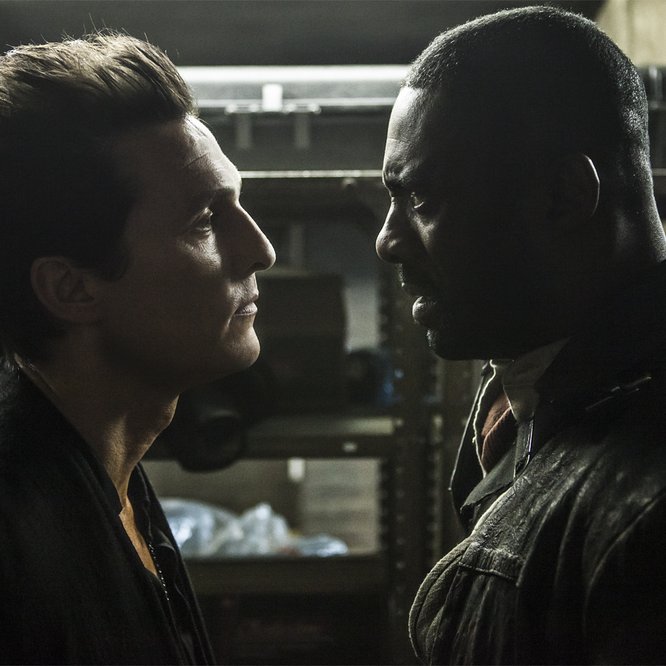 Matthew McConaughey and Idris Elba in The Dark Tower (2017)