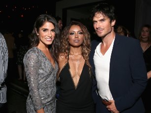 Kat Graham, Ian Somerhalder, and Nikki Reed