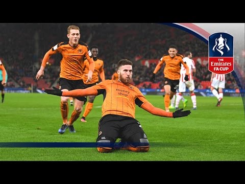 Stoke City 0-2 Wolverhampton Wanderers - Emirates FA Cup 2016/17 (R3) | Goals & Highlights