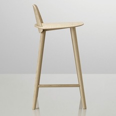  - Oak Nerd Bar Stool by David Geckeler for Muuto - Bar Stools and Counter Stools