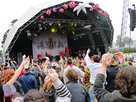 Photos from the Beautiful Days Festival by the Levellers, Escot Park, Nr Fairmile, Devon, England, UK