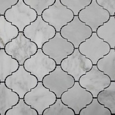  - Carrara Marble Lantern Mosaic - Tile