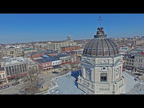 STUNNING Drone Flight over Bloomington, Indiana: DJI PHANTOM 3 PROFESSIONAL