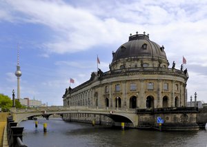 File - The Bode Museum on the Museum Island in Berlin, Germany. A giant $4m gold coin - nicknamed the 'big maple leaf' - was stolen from the museum, 27th March, 2017.