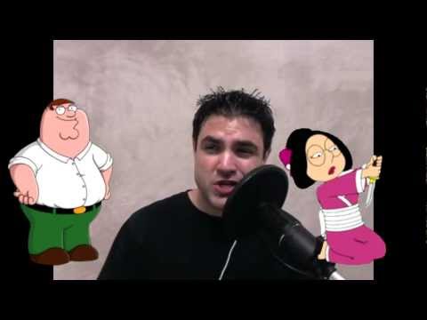 Man Rapping To Chris Brown's "Look At Me Now" All In Family Guy Voices