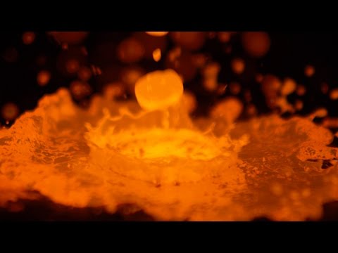 1200°C Molten Copper in Slow Motion - The Slow Mo Guys