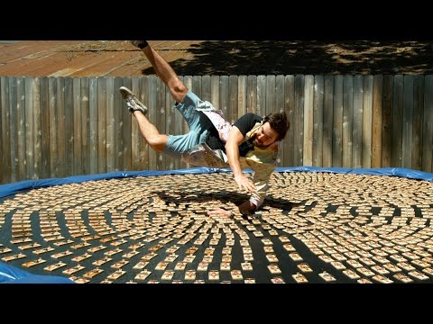 Diving into 1000 Mousetraps in 4K Slow Motion - The Slow Mo Guys