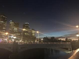 It's going to be a partly cloudy Thursday in Melbourne. Picture: Melissa Meehan