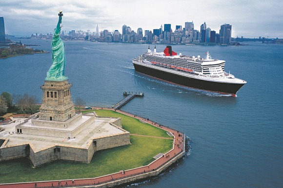 Queen Mary 2 in New York.