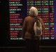 Local shares fell on Wednesday after a choppy session on Wall Street dominated by political news. 