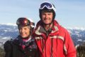 Lynda and Graham Turner on the ski-slopes in Canada earlier this year.