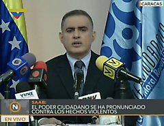 El presidente del Consejo Moral Republicano y defensor del Pueblo, Tarek William Saab