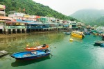 Sok Kwu Wan Village on Lamma Island in Hong Kong.